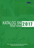 Katalog SNI penetapan 2017