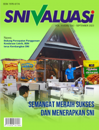 SNI Valuasi Vol. 31 / Edisi Juli-September 2023: Semangat meraih sukses dan menerapkan SNI