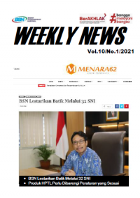 Weekly News Vol.10/No.1/2021: BSN Lestarikan Batik Melalui 32 SNI